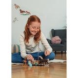 Box de lavage pour chevaux Emily et Luna, coffret schleich avec 19 éléments inclus dont 1 cheval schleich, coffret figurines écurie