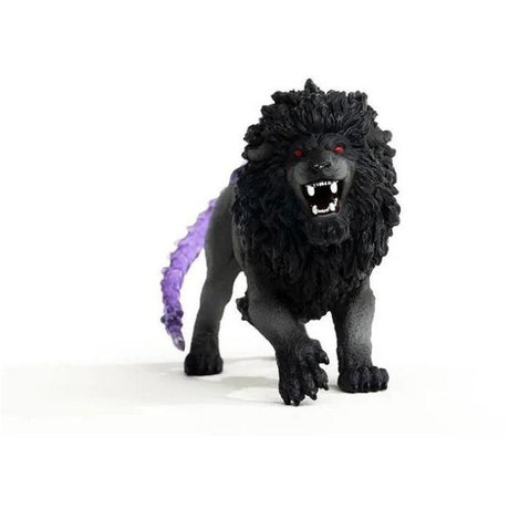 Figurine Lion des Ténebres - Figurine Hautement Détaillée et Réaliste a la Queue Transparente - Jouet pour Garçons et Filles -