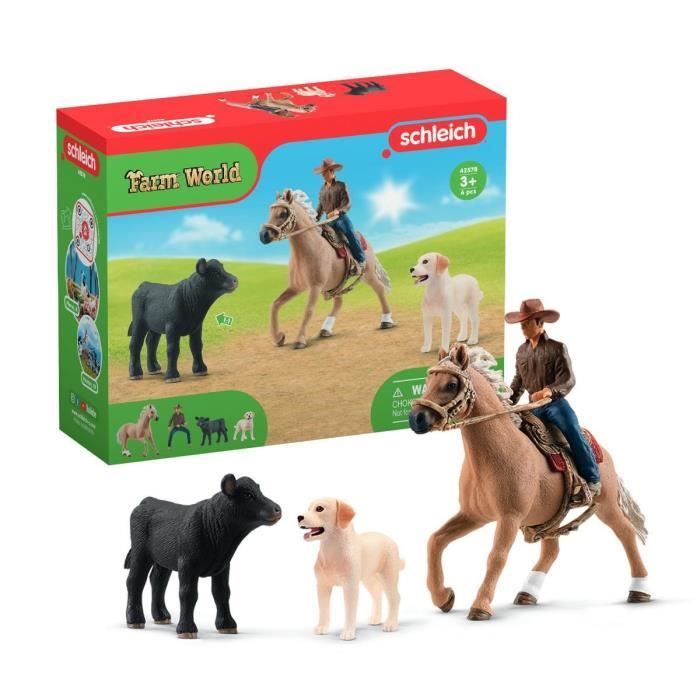 SCHLEICH - Aventures d'équitation Western - 42578 - Gamme Farm World