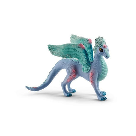 Figurines Dragon Fleuri avec son petit, Coffret Schleich 70592 Bayala, Des 5 ans