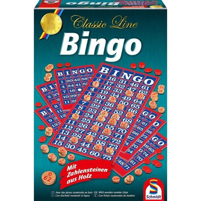 Jeu de société Bingo Classic line SCHMIDT AND SPIELE - Mixte - A partir de 8 ans