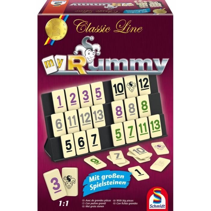 Jeu de société MyRummy - SCHMIDT AND SPIELE - Mixte - A partir de 8 ans