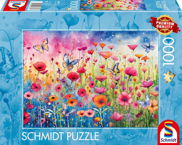 Puzzle - SCHMIDT SPIELE - Prairie de coquelicots - 1000 pieces - Des 12 ans