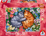 Puzzle - SCHMIDT SPIELE - Sommeil aux pattes de velours - 1000 pieces - Des 12 ans