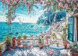 Puzzle - SCHMIDT SPIELE - Terrasse en bord de mer - 1000 pieces - Des 12 ans