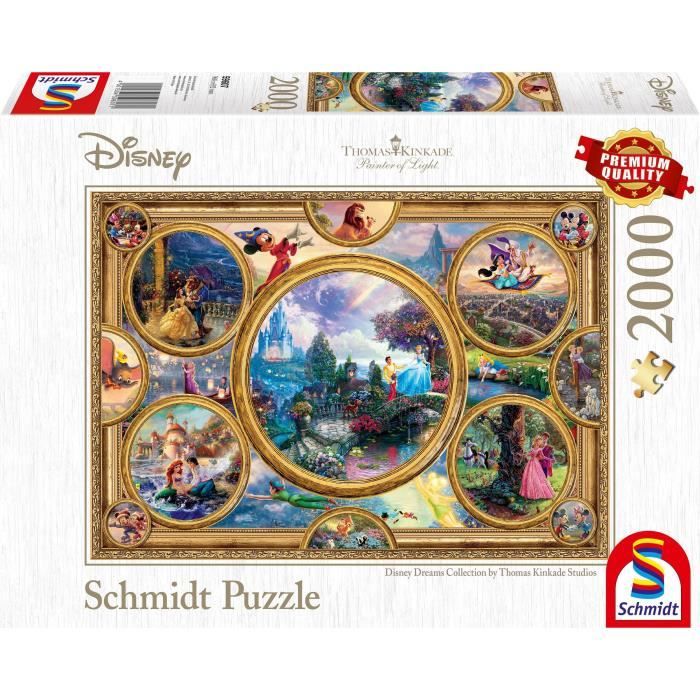 Puzzles - SCHMIDT SPIELE - Disney Dreams Collection - 2000 pieces