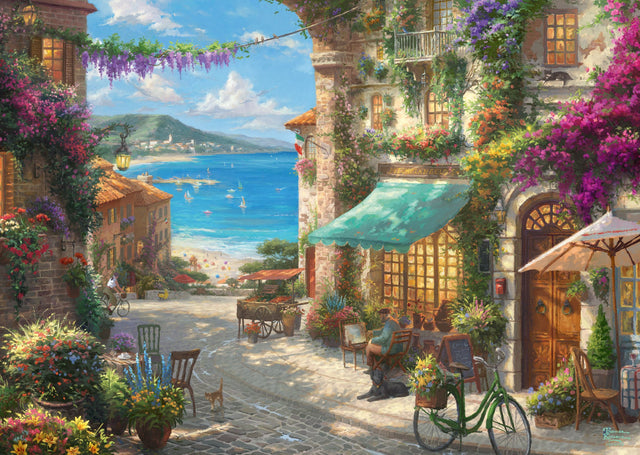 Puzzle - SCHMIDT SPIELE - Café sur la Riviera italienne - 1000 pieces - Des 12 ans