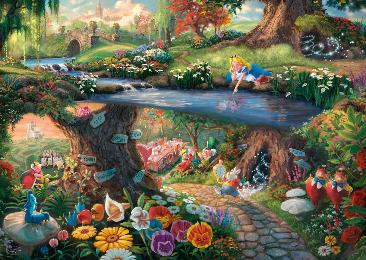 Puzzle - SCHMIDT SPIELE - DISNEY, Alice aux pays des merveilles - 1000 pieces - Des 12 ans