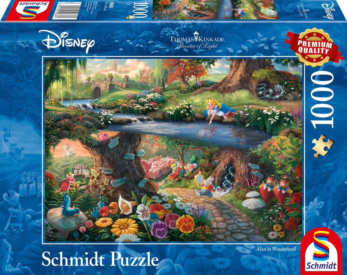 Puzzle - SCHMIDT SPIELE - DISNEY, Alice aux pays des merveilles - 1000 pieces - Des 12 ans