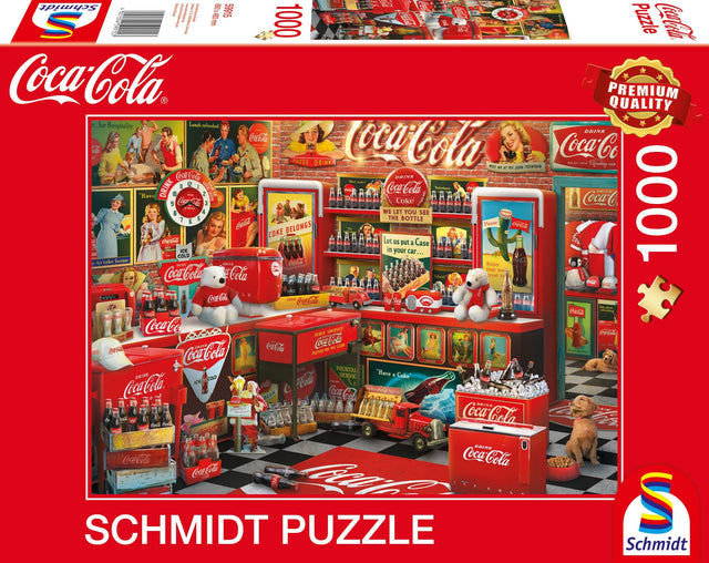 Puzzle - SCHMIDT SPIELE - Coca Cola Nostalgie - 1000 pieces - Des 14 ans