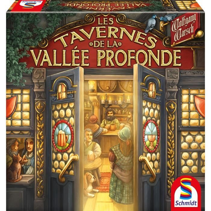 Les Tavernes dans la Vallée profonde - Jeux de Société - SCHMIDT SPIELE - Gérez votre propre taverne dans la vallée profonde