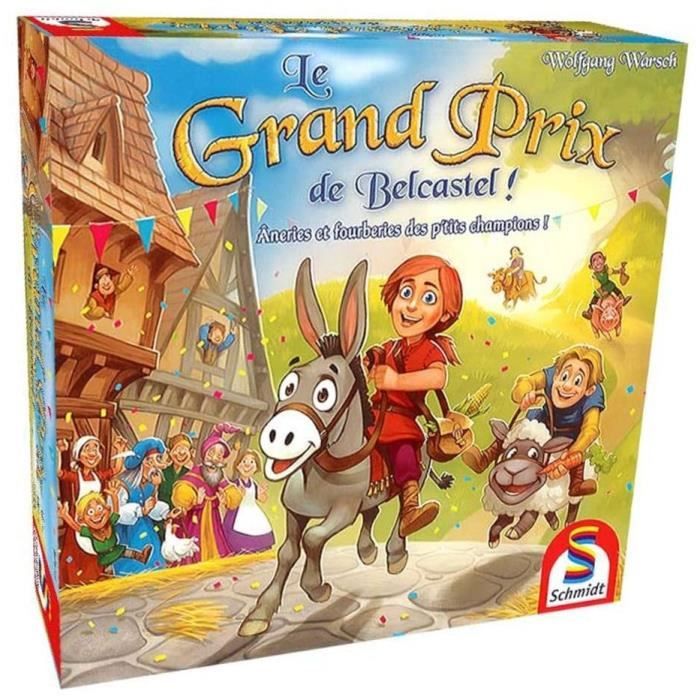 Le Grand prix de Belcastel - Jeux de Société - SCHMIDT SPIELE - Vivez une course effrénée a travers le Grand Prix de Belcastel !