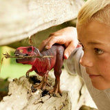Figurine Tyrannosaurus-Rex rouge, Roi des dinosaures avec mâchoires mobiles, jouet réaliste, schleich 72068 DINOSAURS, des 4 ans