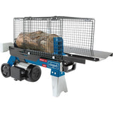 Fendeur de bûches électrique horizontal HL460 - 4T 1500W SCHEPPACH - Noir et bleu - 37 cm  Ø 25 cm