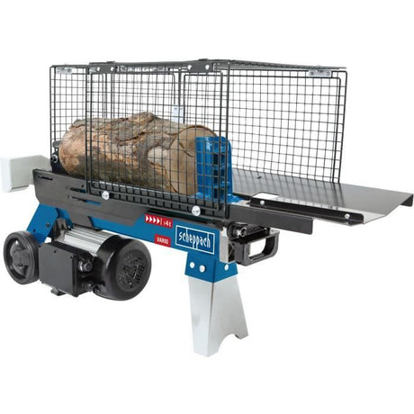 Fendeur de bűches électrique horizontal HL460 - 4T 1500W SCHEPPACH - Noir et bleu - 37 cm  Ř 25 cm