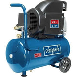 Compresseur d'air horizontal Scheppach HC26 - 24L - 1500 W - 8 bars (Livré avec 280 ml d’huile) sans accessoires