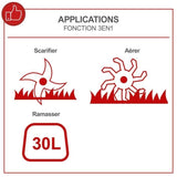 Scarificateur électrique SC32 - 32 cm - 1500 W - SCHEPPACH