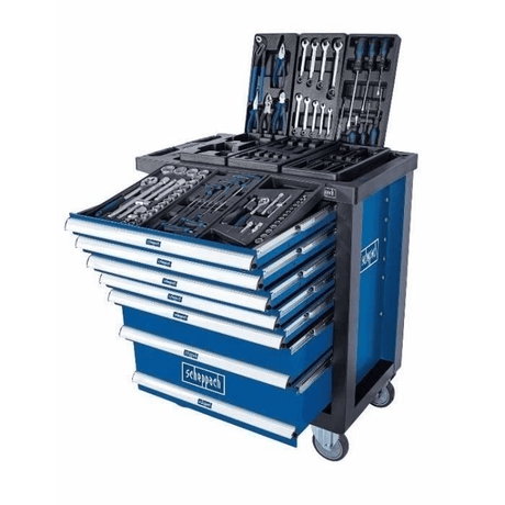 Servante d'atelier outillée SCHEPPACH - TW1100 - 70 pcs (servante incluse)