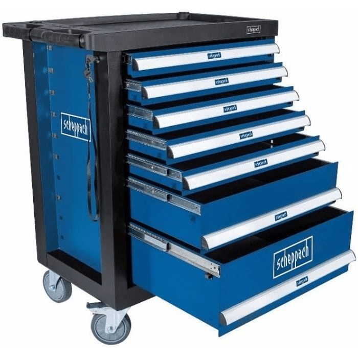 Servante d'atelier outillée SCHEPPACH - TW1100 - 70 pcs (servante incluse)