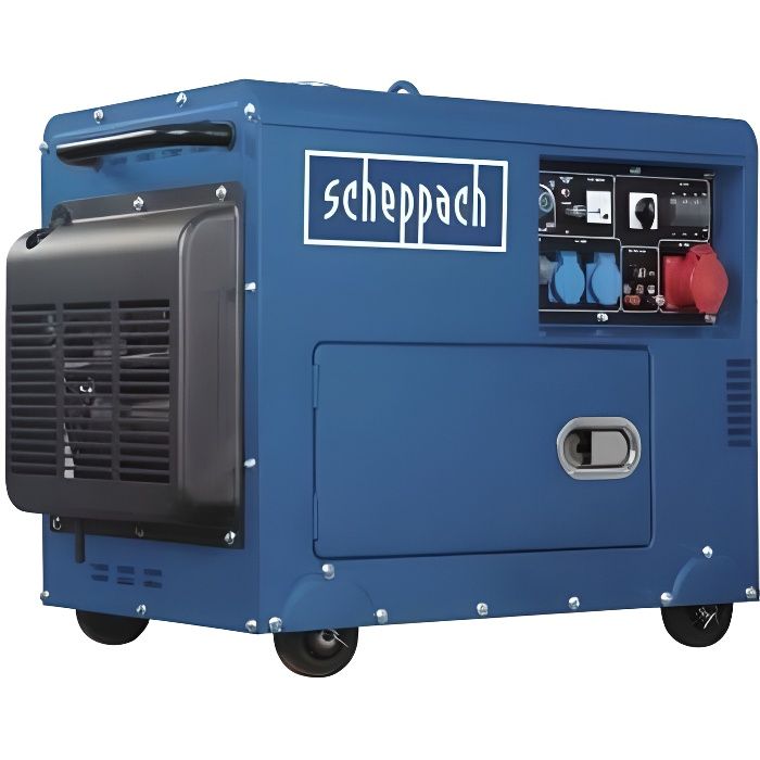 Groupe électrogene diesel AVR SCHEPPACH SG5200D - 4200W / 5000 W - 7,7 PS