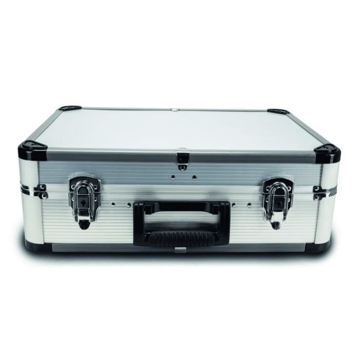 Mallette a outils de 102 pieces - SCHEPPACH - TB150 - Outils en acier chrome vanadium - Mallette en aluminium, verrouillable