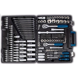 Mallette a outils de 217 pieces - SCHEPPACH - TB217 - Outils en acier chrome vanadium et acier pour outils