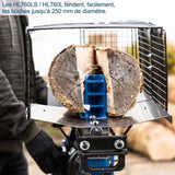 Fendeur de bûches électrique horizontal HL760L  7T 2200W - SCHEPPACH - 52cm Ø 25 cm