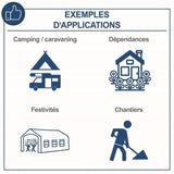Groupe électrogene 5500W - SG7100x - SCHEPPACH