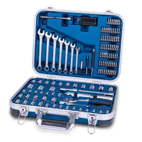 Malette a outils de 135 pieces SCHEPPACH - TB170 - Outils en acier chrome vanadium - Mallette verrouillable