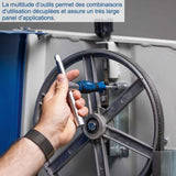 Malette a outils de 135 pieces SCHEPPACH - TB170 - Outils en acier chrome vanadium - Mallette verrouillable