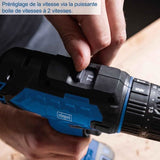 Perceuse visseuse percussion sans fil C-CD45-X - 45 Nm mandrin 13mm - SCHEPPACH 20V IXES - sans batterie ni chargeur