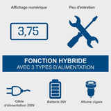 Compresseur sans fil Airforce 6 - pression max 10,3bars - 6 accessoires inclus - SCHEPPACH 20V IXES - sans batterie ni chargeur