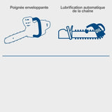 Tronçonneuse sans fil C-CS254-X  - longueur de coupe 20cm - SCHEPPACH 20V IXES - sans batterie ni chargeur