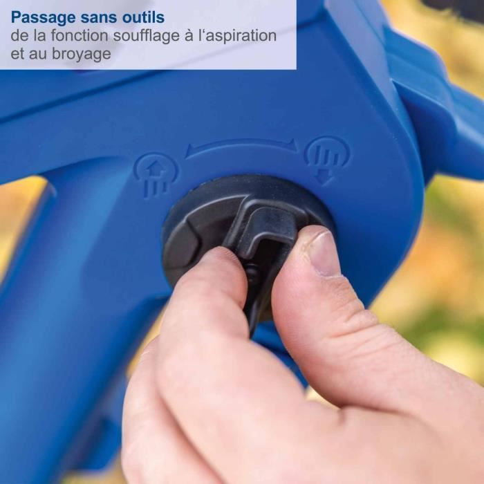 Souffleur sans fil SCHEPPACH BC-BLV720-X - Set S2.5 - débit 210 km/h - 2 batteries 20V IXES + chargeur 2.4h