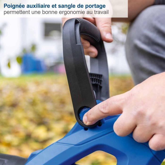Souffleur sans fil SCHEPPACH BC-BLV720-X - Set S2.5 - débit 210 km/h - 2 batteries 20V IXES + chargeur 2.4h