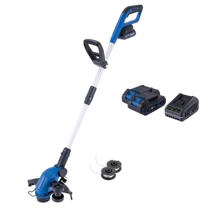 Coupe bordure sans fil SCHEPPACH C-LT300-X - SET S2 - Coupe 30cm -  2 batteries 20V 2Ah IXES + chargeur double