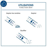 Aspirateur a cendre AVC25 - cuve de 20L - 1300W - SCHEPPACH