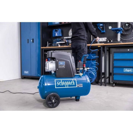 Compresseur d'air horizontal SCHEPPACH HC65 - 50L - 220 L/min - 1500 W - 10 bars
