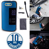 gonfleur electrique compresseur a air portatif sans fil 10,3 bars 150 psi convient pour velo voiture moto sport -AC10/8V - SCHEPPACH