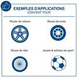 gonfleur electrique compresseur a air portatif sans fil 10,3 bars 150 psi convient pour velo voiture moto sport -AC10/8V - SCHEPPACH