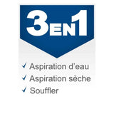 Aspirateur eau et poussiere VC16 - 1200 W - Cuve plastique 16L - SCHEPPACH