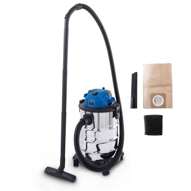 Aspirateur eau et poussiere VC25 - 1200W - Cuve inox 25L - SCHEPPACH