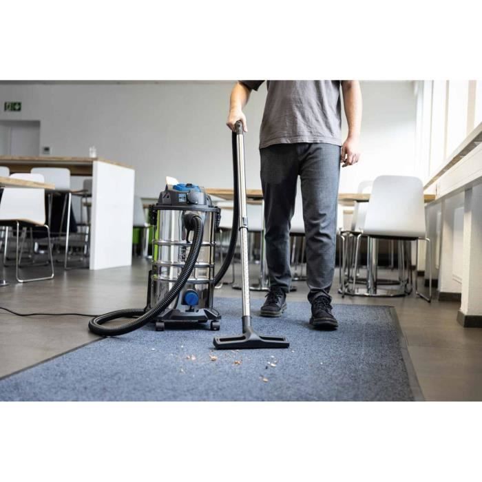 Aspirateur eau et poussiere VC30 premium - 1500 W - Cuve inox 30L - SCHEPPACH