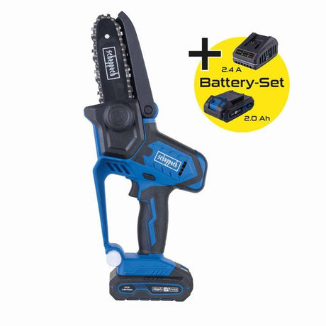 Scie de jardin sans fil SCHEPPACH C-PS100-X -  SET S  - Batterie 20V IXES 2 Ah + chargeur