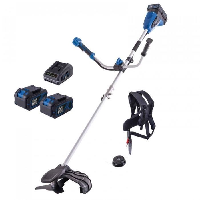 Débroussailleuse sans fil SCHEPPACH BC-BCH380/40-X SET L2 - Coupe 38 mm - 2 batteries 20V 4Ah IXES + chargeur double