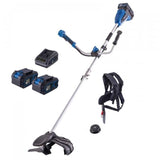 Débroussailleuse sans fil SCHEPPACH BC-BCH380/40-X SET L2 - Coupe 38 mm - 2 batteries 20V 4Ah IXES + chargeur double