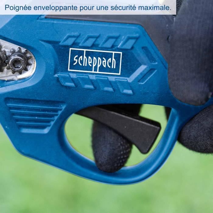 Sécateur sans fil  SCHEPPACH - BC-PRS28-X -  Coupe 28 mm - Batterie 20V 2Ah IXES + chargeur