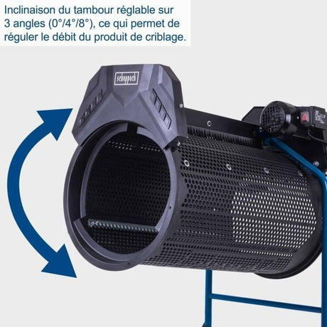 Tamis rotatif électrique SCHEPPACH - RS300 - Diametre 400mm - Capacité horaire 3m3/h