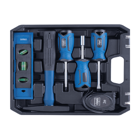 Mallette a outils SCHEPPACH - WZK49 - 50 pieces - Outils en acier chrome vanadium - Mallette en plastique