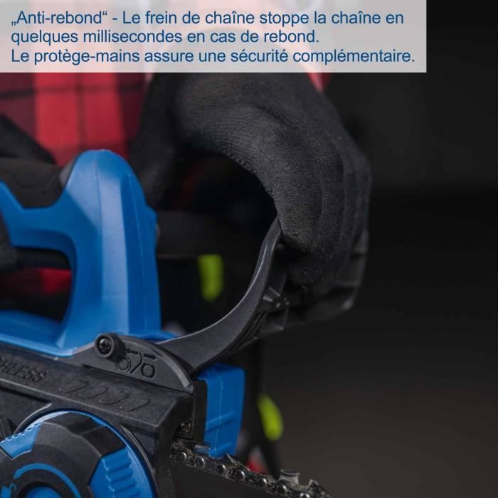 Tronçonneuse sans fil SCHEPPACH BC-TCS200-X - SET L - 20cm - Batterie 4Ah + 1 chargeur  2.4A